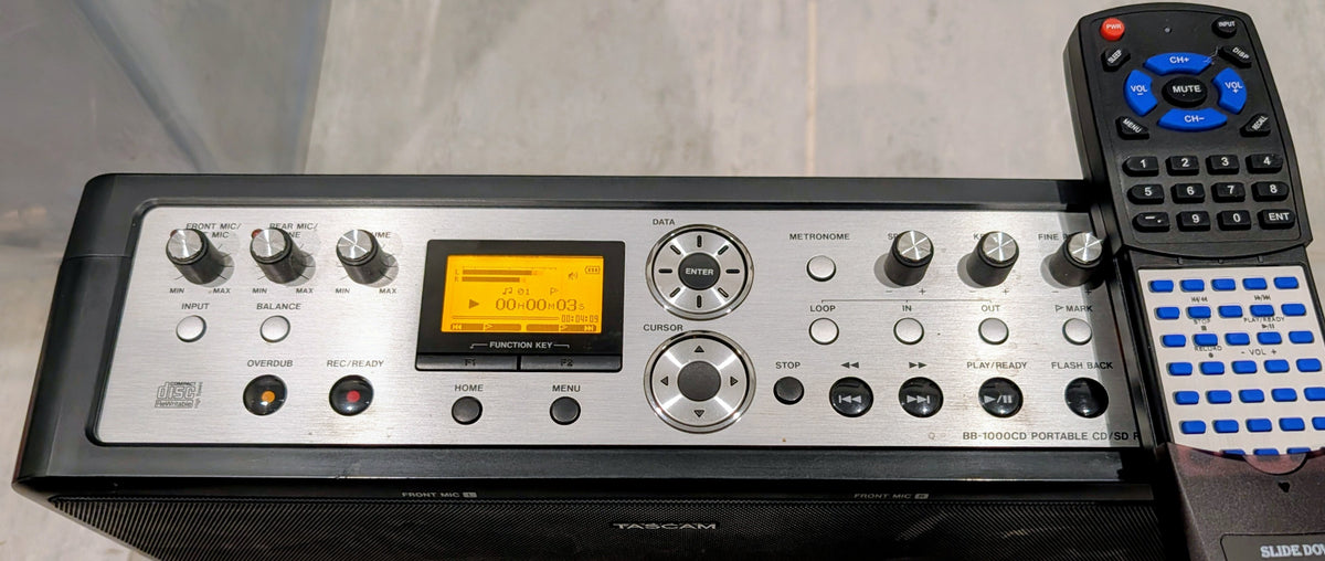 Tascam BB-1000CD CD/SD Recorder with remote – photo 6 of 6