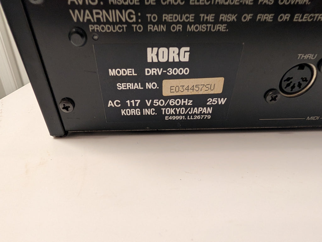 Korg DRV-3000 Dual Digital Effect Processor – photo 5 of 5