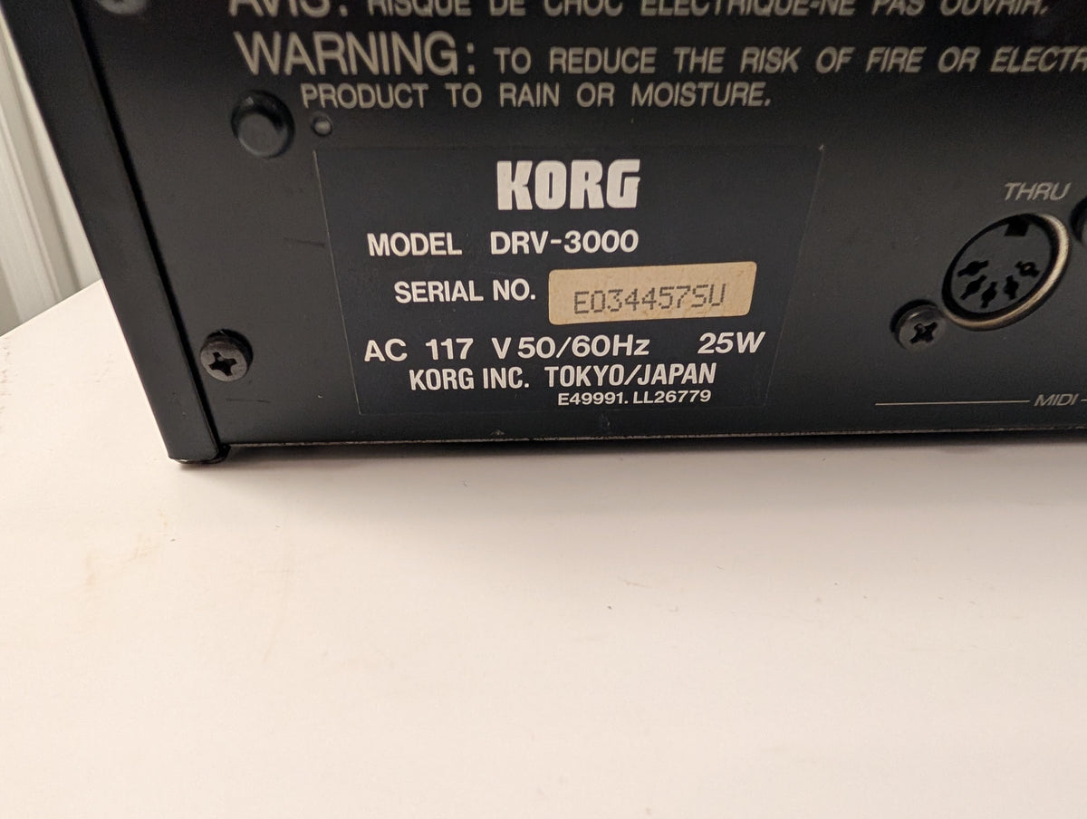 Korg DRV-3000 Dual Digital Effect Processor – photo 5 of 5