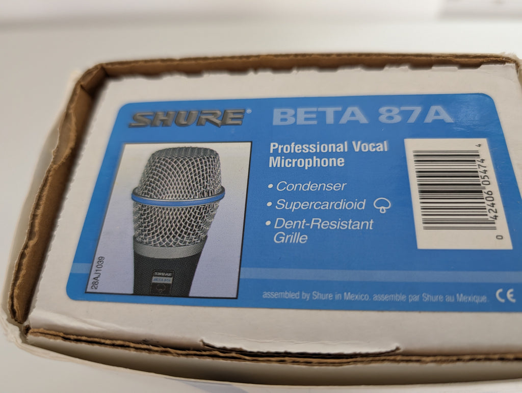 Shure Beta 87A Supercardioid Condenser Microphone – photo 4 of 5