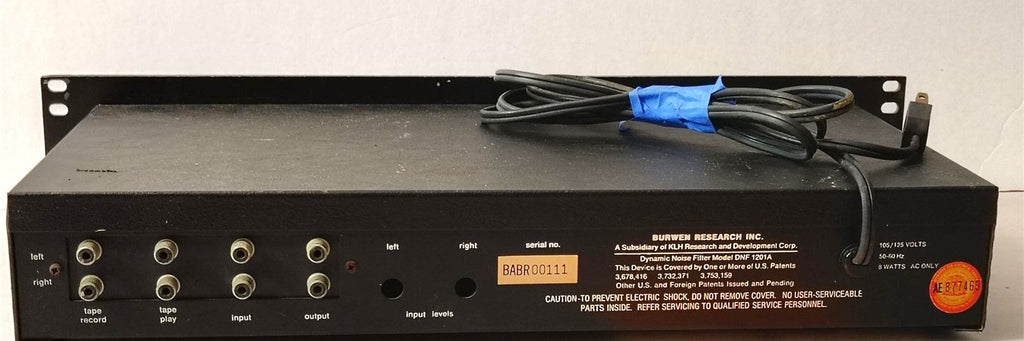 Burwen Research DNF 1201A Dynamic Noise Filter – photo 2 of 3
