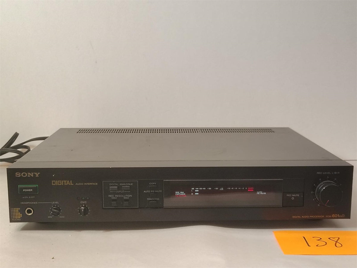 Sony PCM-601ESD Digital Audio Processor – photo 6 of 7