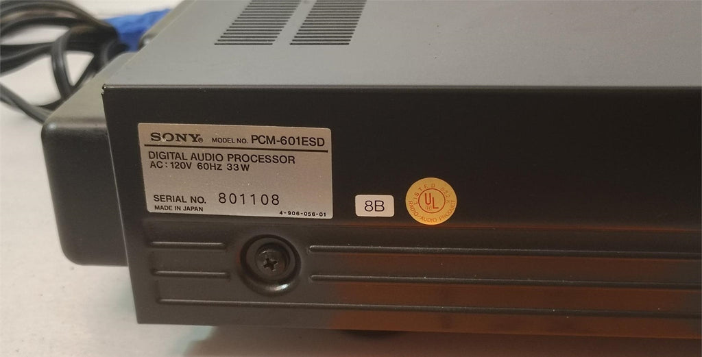 Sony PCM-601ESD Digital Audio Processor – photo 7 of 7