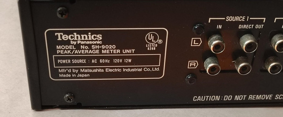 Technics SH-9020 Peak/Average Meter Unit – photo 4 of 5